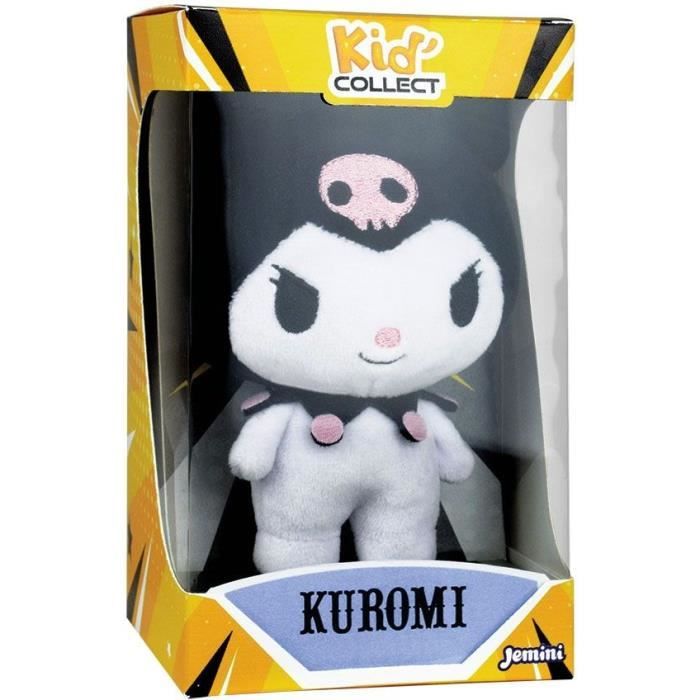 Peluche a collectionner Kuromi - JEMINI - Hello Kitty - Kid'collect +/- 13 cm
