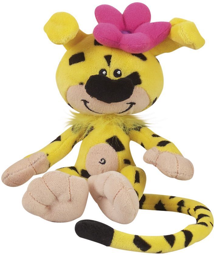 Lot de 3 peluches Marsupilami - JEMINI - Bibi, Bobo et Bibu - 17 cm
