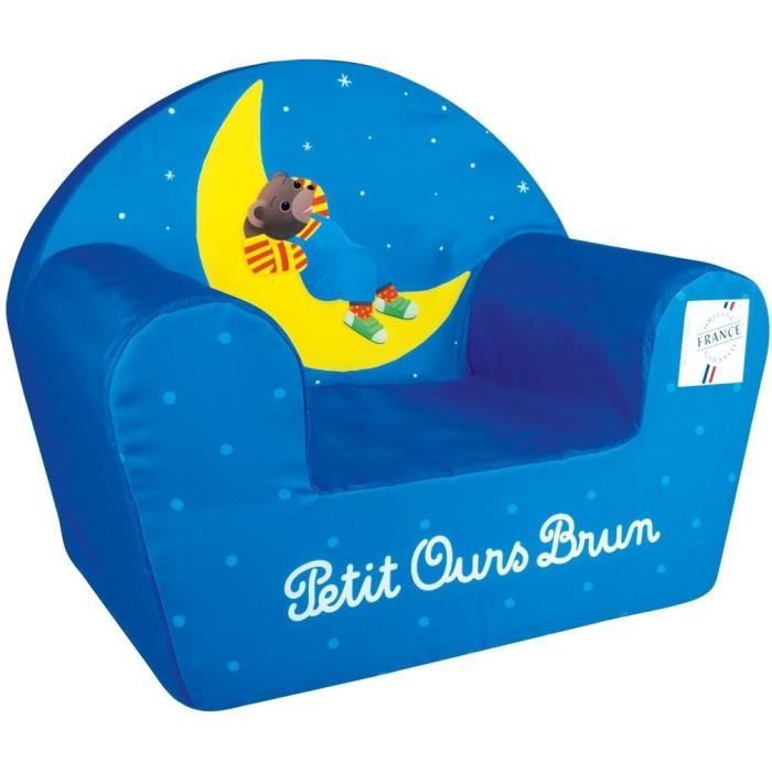 Fauteuil club en mousse Petit Ours Brun pour enfant - Fun House
