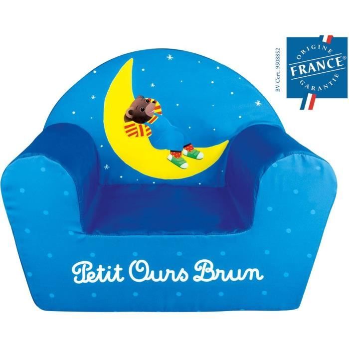 Fauteuil club en mousse Petit Ours Brun pour enfant - Fun House