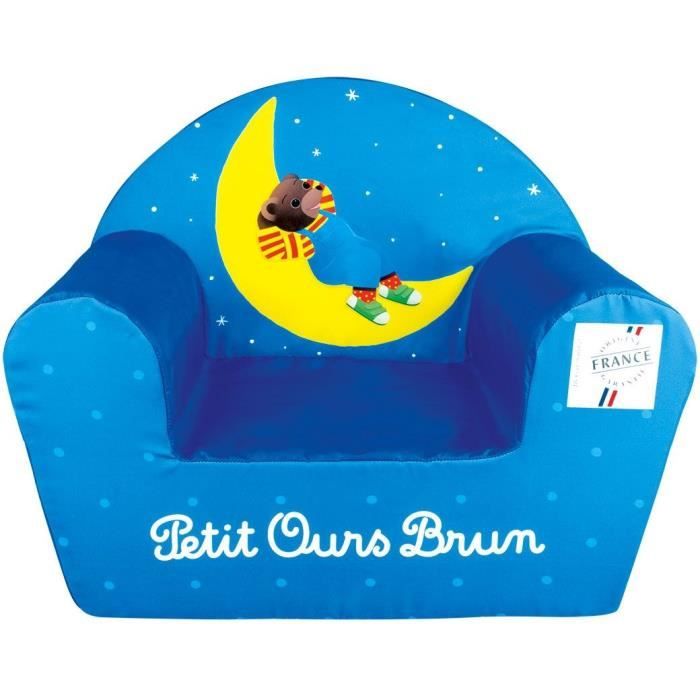 Fauteuil club en mousse Petit Ours Brun pour enfant - Fun House