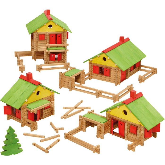 JEUJURA - Construction en bois - Mon chalet en bois - 225 pieces - Des 5 ans