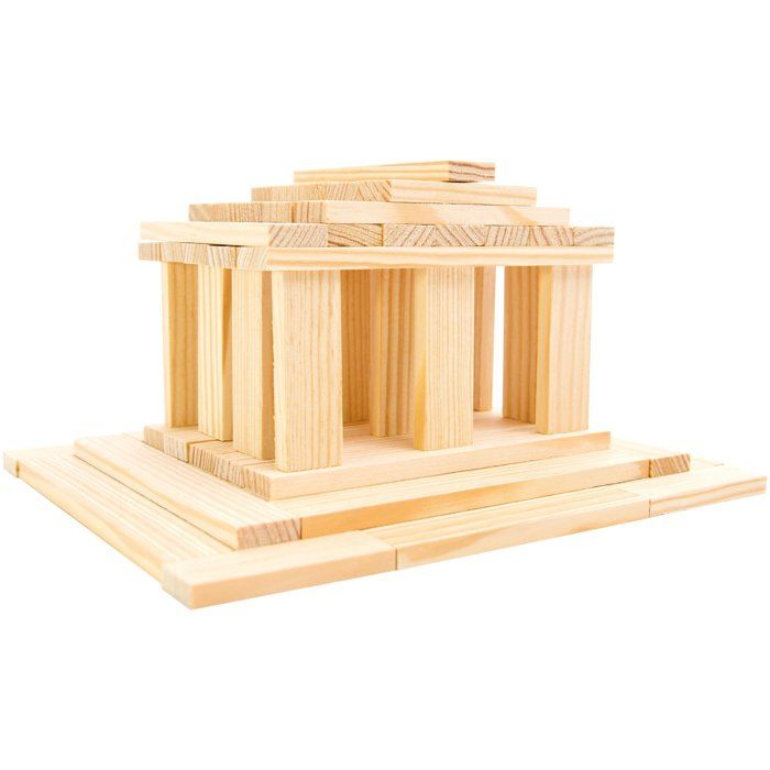 JEUJURA - Construction en bois - TECAP ? 3XL - 200 pieces - Des 3 ans