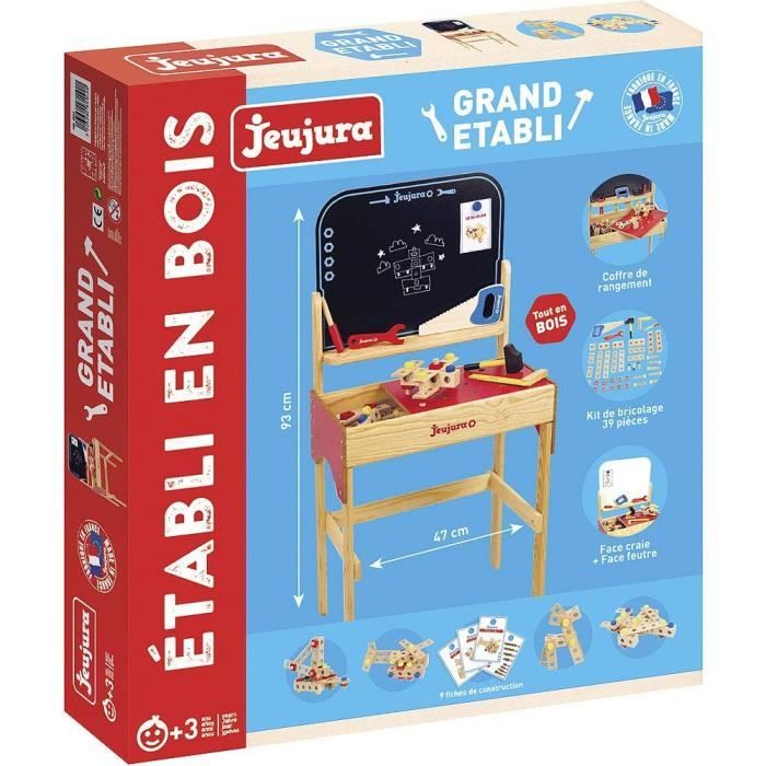 JEUJURA Grand Ètabli en bois