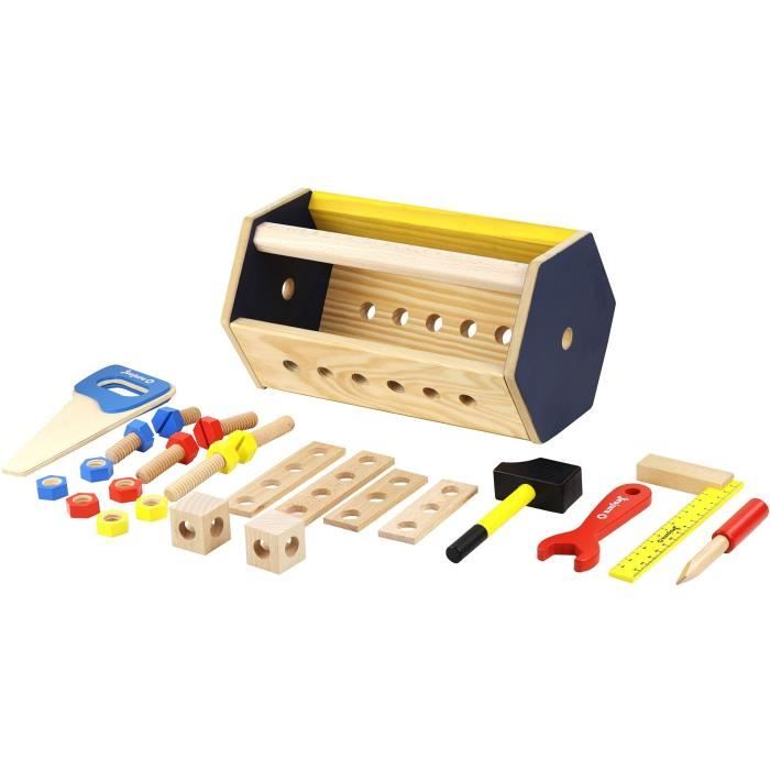Caisse a outils en bois - JEUJURA - Transportable