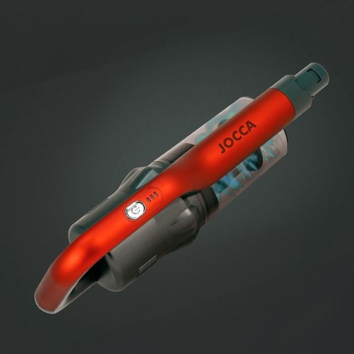 Aspirateur Balai sans fil - JOCCA - 150 W - 0,6 L - Gris / Rouge