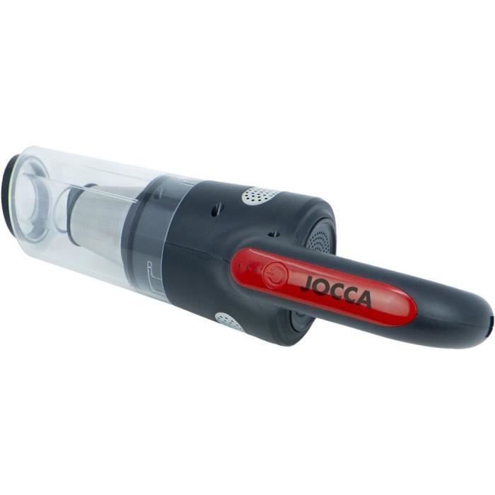 Aspirateur auto rechargeable - JOCCA - Sans fil - 7500 Pa - 18 min - 0,5 L - Noir / Rouge