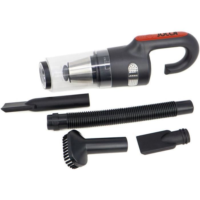 Aspirateur auto rechargeable - JOCCA - Sans fil - 7500 Pa - 18 min - 0,5 L - Noir / Rouge