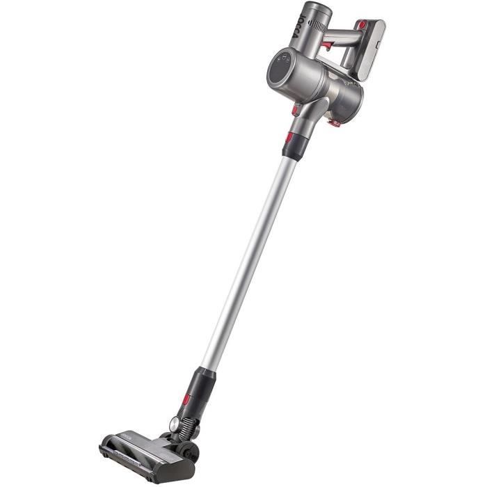 Aspirateur Balai sans fil écran tactile - JOCCA - 8000 Pa - 55 minutes - 0,7 L - Gris