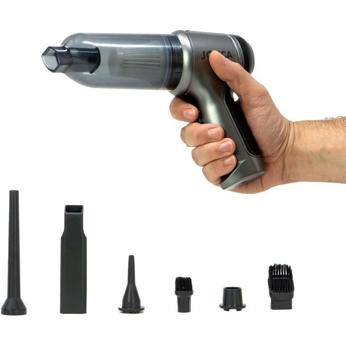 Aspirateur de voiture - JOCCA - 2000 mAH - 2 vitesses - Gris