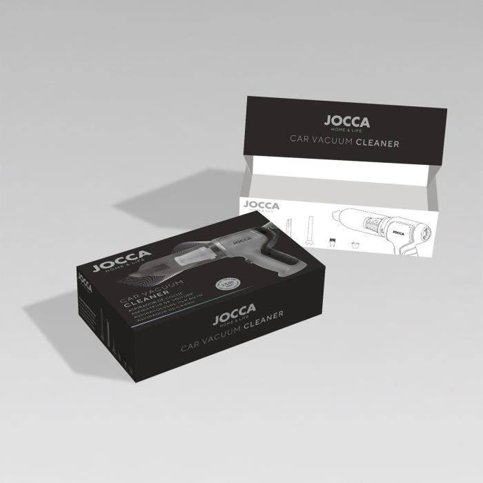 Aspirateur de voiture - JOCCA - 2000 mAH - 2 vitesses - Gris