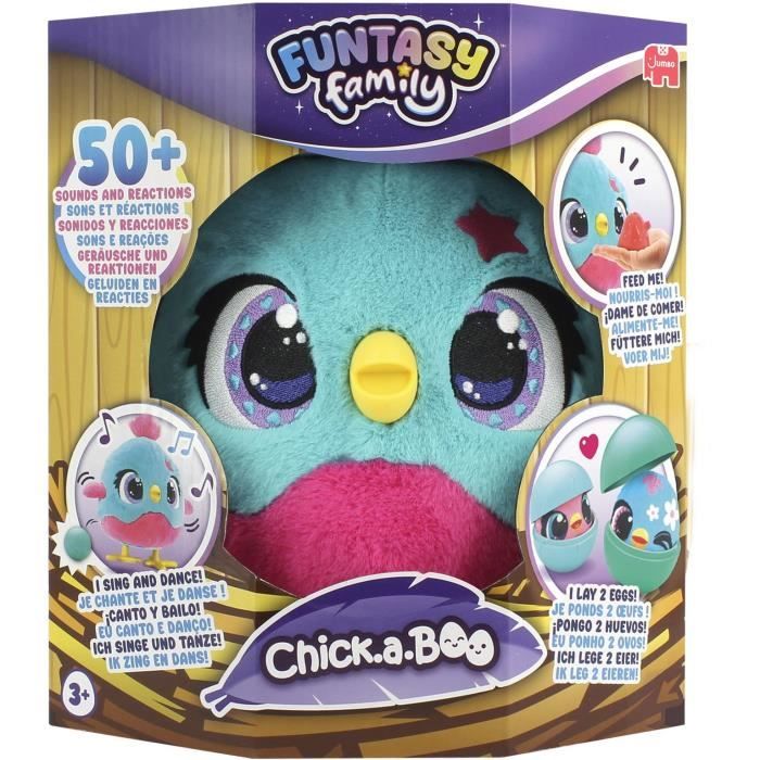 Chick-A-Boo - Peluche intéractive - JUMBO - FUNTASY FAMILY - Des 3 ans