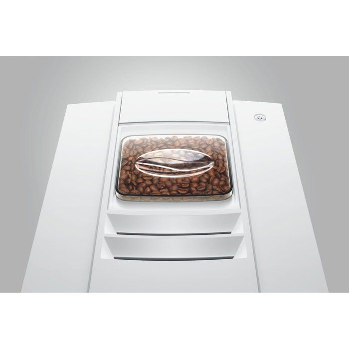 Machine a café Expresso broyeur - JURA - E4 Piano - 1450 W - 280g - 1,9 L - 5 spécialités - Blanc brillant