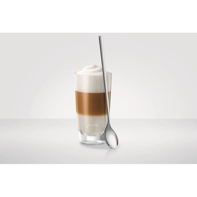 Set de 6 cuilleres a latte JURA Macchiato - Acier inoxydable