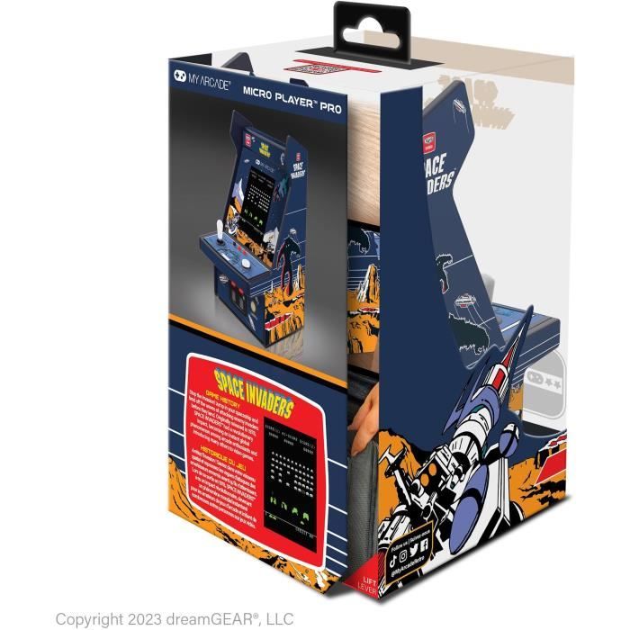 Console RÈtrogaming - Taito - Micro Player PRO Space Invaders - Ecran 7cm Haute RÈsolution - Arcade