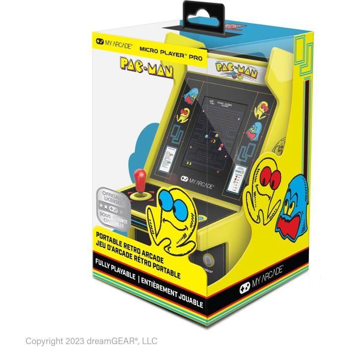 Console RÈtrogaming - My Arcade - Micro Player PRO Pac-Man - Ecran 7cm Haute RÈsolution