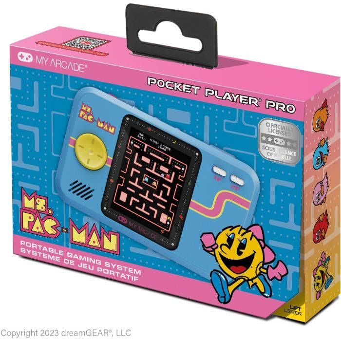 Console de jeu rÈtrogaming - Atari - Pocket Player PRO Ms. Pac-Man - Ecran 7cm Haute RÈsolution