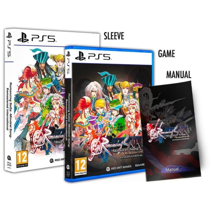 Romancing SaGa Minstrel Song - Remastered International - Jeu PS5