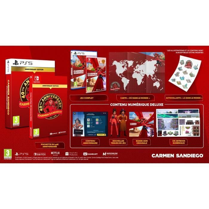 Carmen Sandiego 40th Anniversary Edition - Jeu PS5