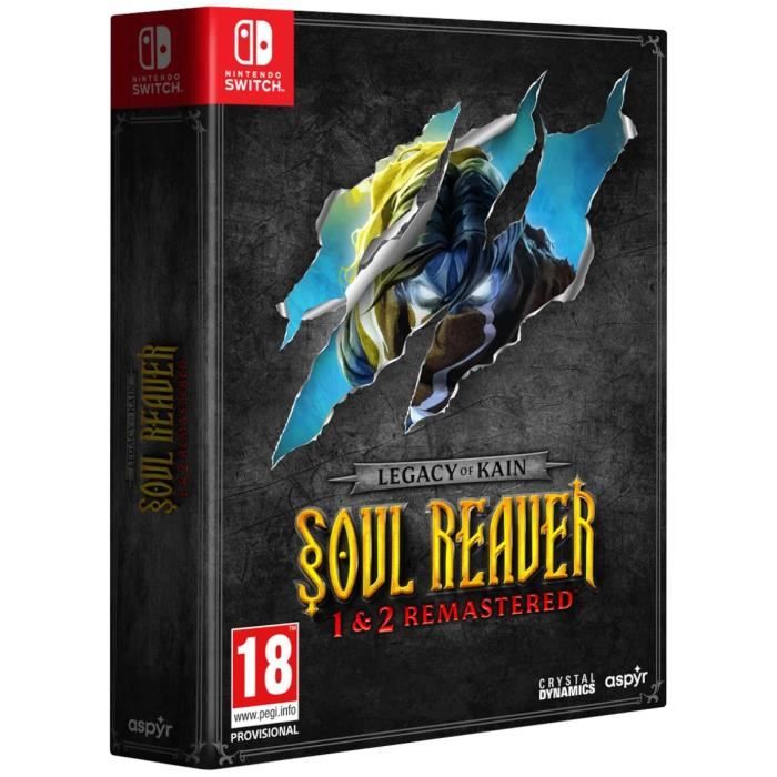 Legacy of Kain Soul Reaver 1&2 Remastered - Jeu Nintendo Switch - Edition Deluxe