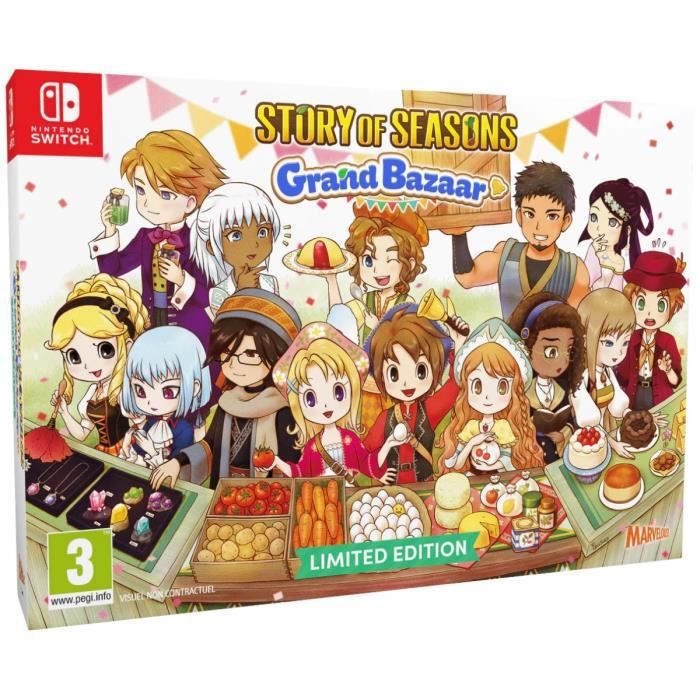 Story of Seasons : Grand Bazaar - Jeu Nintendo Switch - Edition limitée