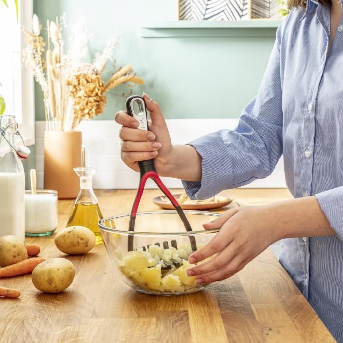 TEFAL INGENIO Presse-purÈe K2071214 noir et rouge.