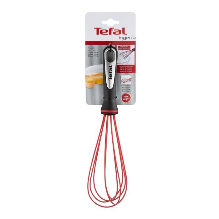 TEFAL INGENIO Fouet silicone, QualitÈ Premium, RÈsiste a la chaleur jusqu'a 230∞ C, Sans BPA, Compatible lave-vaisselle† K2071714