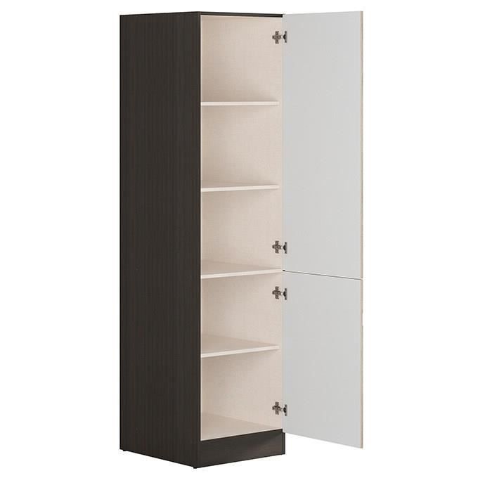 JUNONA Colonne de cuisine 2 Portes ouverture a droite - L 50 x H 196 x P 46 cm - Chene sonoma