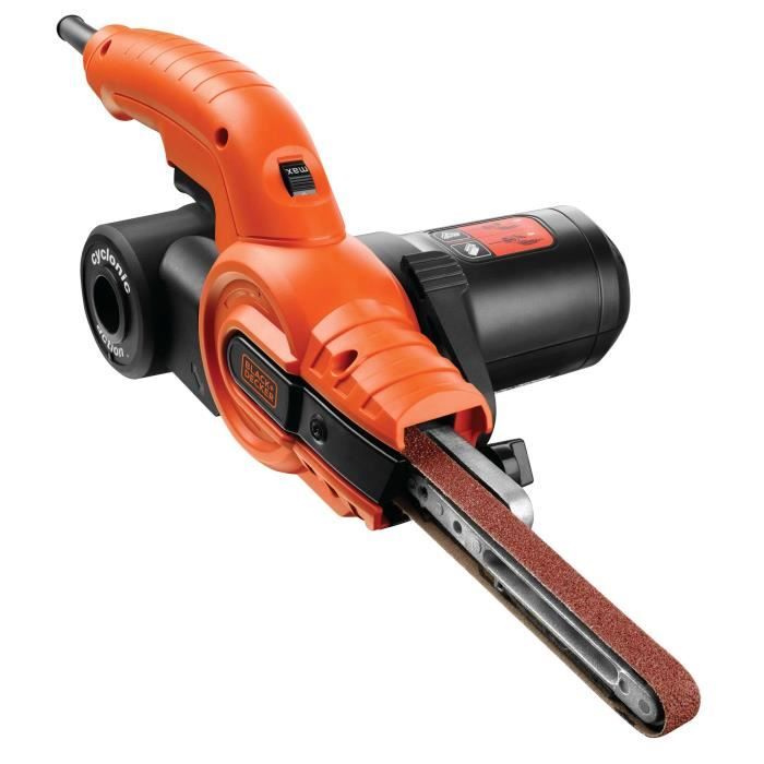 Lime électrique filaire - BLACK+DECKER - KA900E-QS - 350W - 455*13 mm - avec 3 bandes abrasives