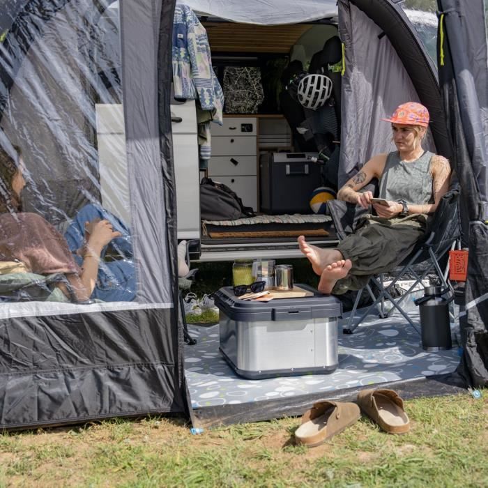 Auvent gonflable pour van - KAMPA - Sprint Air - MatÈriau Weathershield 68D, armature Kampa AIR, espace compact, entrÈe pluie