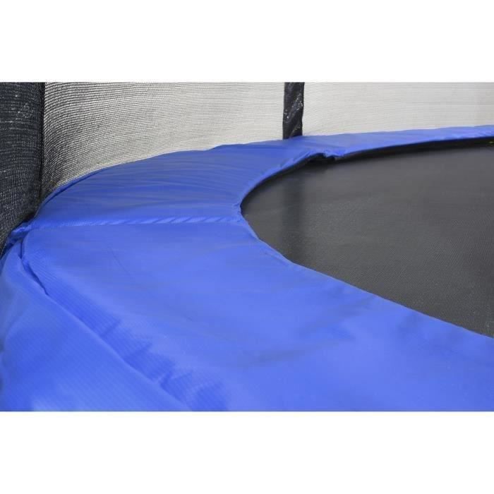 Trampoline Ø 250 cm MAXI ECO - Bleu - KANGUI - Avec Filet