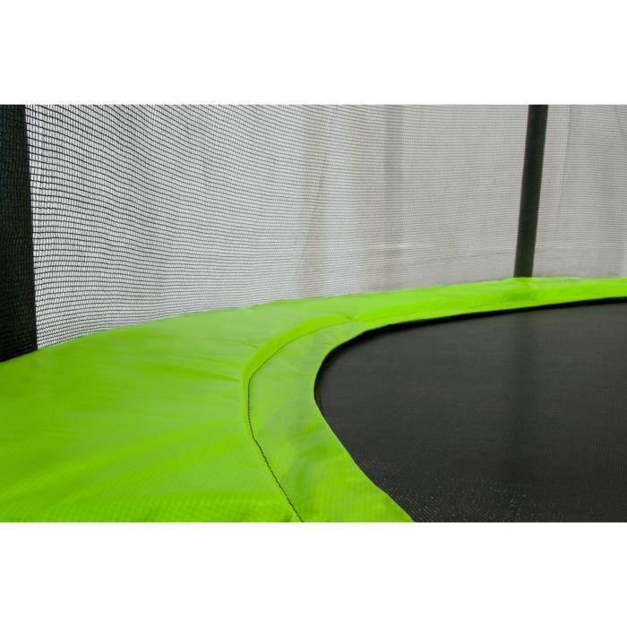 Trampoline KANGUI - TWIN Ř 300-305 cm – Enfant – Rebond Optimal – Échelle & Bâche – Certification CE & NF EN 71-14