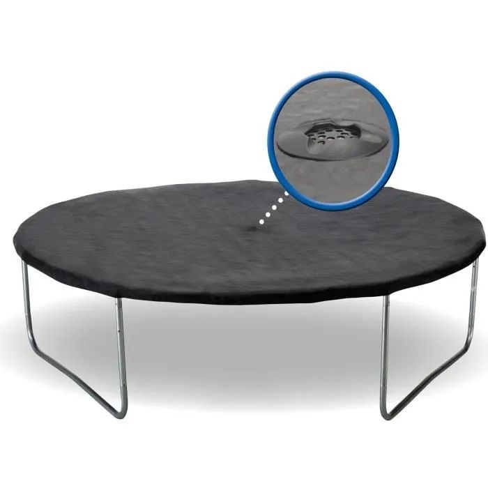 Trampoline Ř 360 cm Bleu MAXI ECO - KANGUI - Avec Filet, Echelle, Couverture de Protection