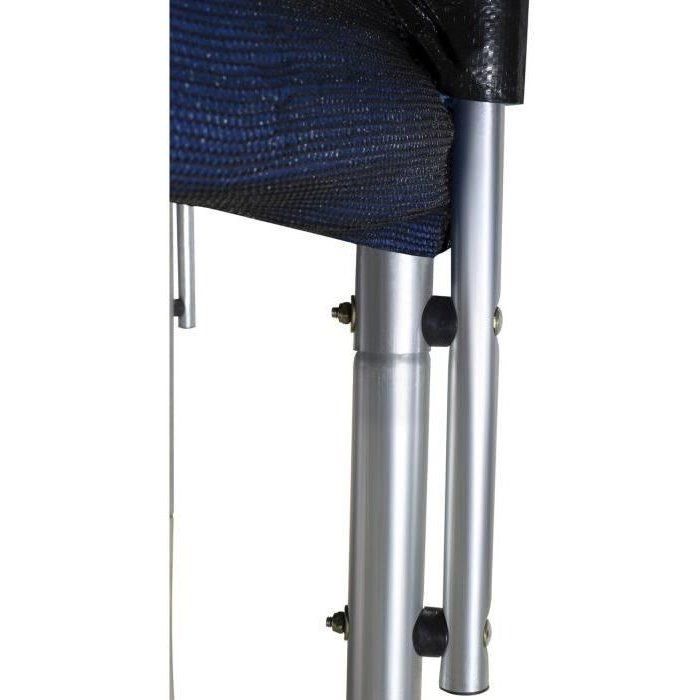 Trampoline KANGUI - BLEU Ř 426-430 cm – Enfant – Échelle & Bâche – Certification CE & NF EN 71–14