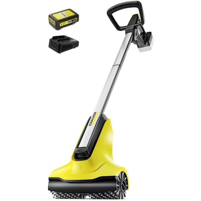 Nettoyeur de terrasse sans fil Karcher PCL 3-18 avec batterie 18V/2,5Ah, brosse rotative