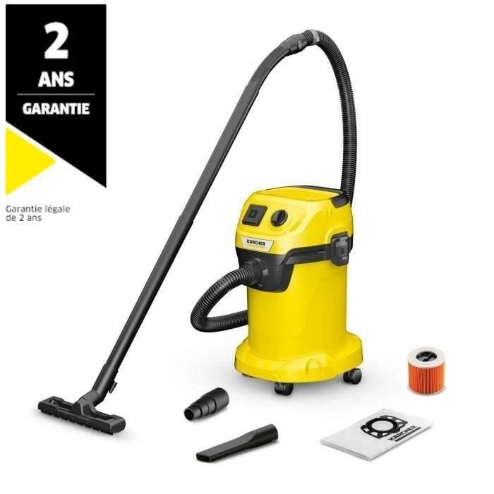 Aspirateur eau et poussiere KARCHER WD 3 P V-19/4/20 - Cuve polypropylene 19 L - 1000W