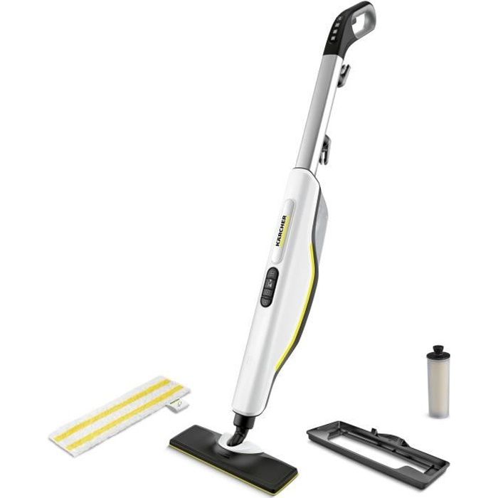 NEW KARCHER SC 3 Upright EasyFix - Balai vapeur - 1600W - Chauffe rapide 30s -Nettoie 60 m≤Elimine jusqu'a 99.99 % des virus