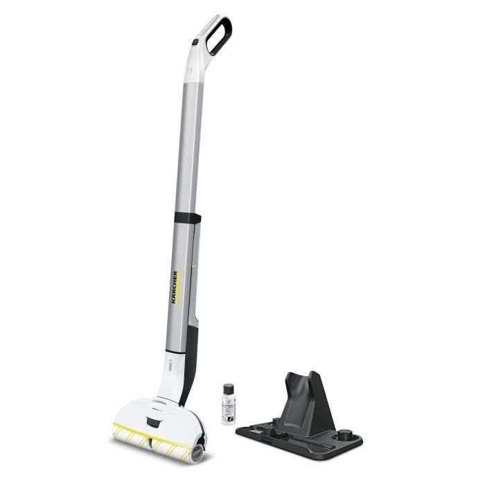 KARCHER EWM 2 - Balai serpilliere électrique sans fil - Permet de nettoyer jusqu'a 60 m˛ - Tout type de sols durs