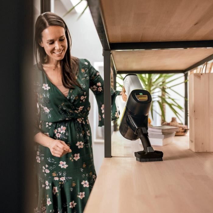 Aspirateur Balai sans fil KARCHER VC 6 Cordless ourFamily - Autonomie 50 min, Filtre HEPA, silencieux, brosse Èlectrique a