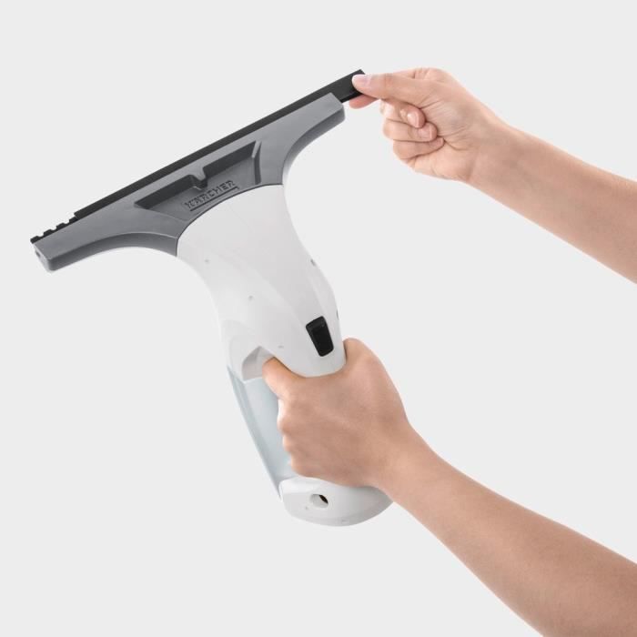 NEW KARCHER WV 1 Plus - Nettoyeur de vitres - Raclette large 250 mm - Autonomie 25 min - Nettoie jusqu'a 70m≤ (environ 23 vitres)