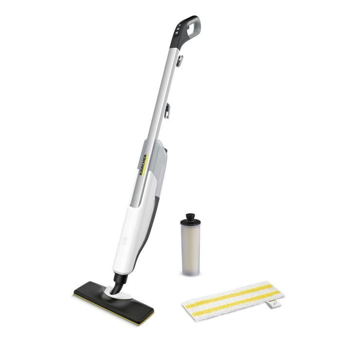 NEW KARCHER SC 2 Upright Easy Fix - Balai vapeur - 1600 W - Chauffe rapide 30s - Nettoie 50m≤ - …limine jusqu'a 99,9 % des virus