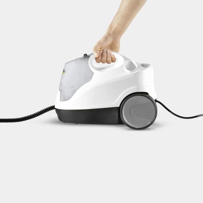 KARCHER SC 4 Easy Fix - Nettoyeur Vapeur - 2000 W - 3,5 bars, autonomie illimitée, Élimine jusqu'a 99,9 % des virus et