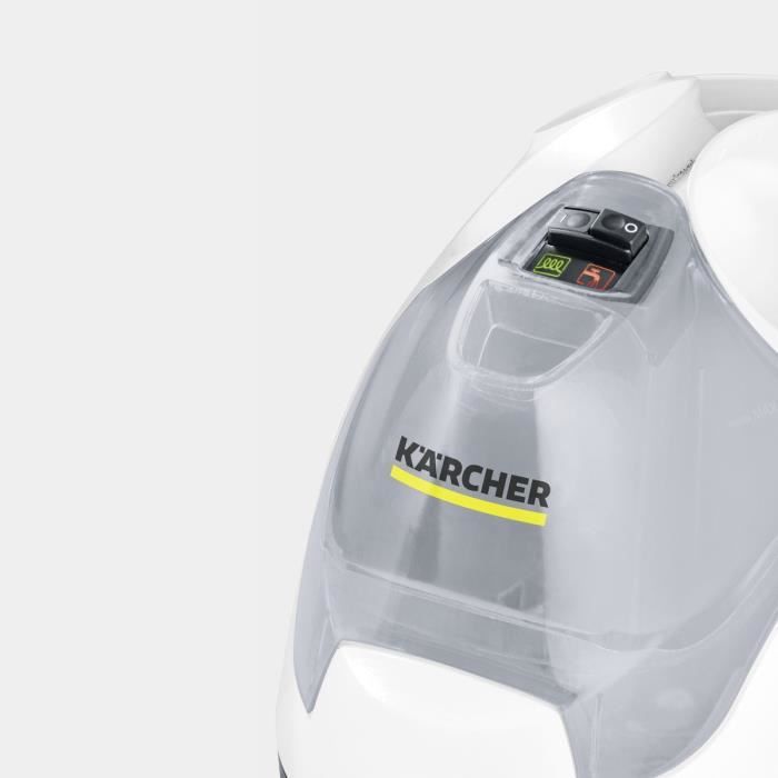 KARCHER SC 4 Easy Fix - Nettoyeur Vapeur - 2000 W - 3,5 bars, autonomie illimitée, Élimine jusqu'a 99,9 % des virus et