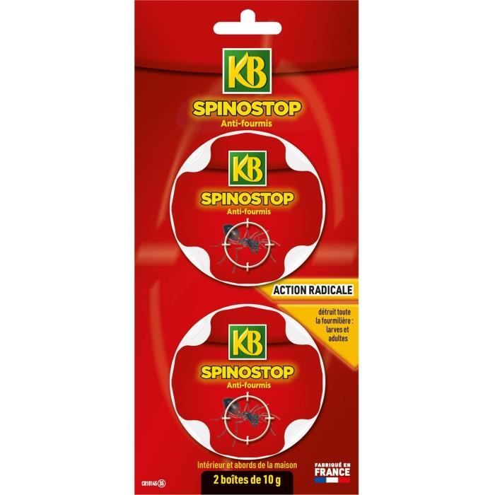 Anti-fourmis - KB - KFOUB2N - Boîte 2 x 10 g - Répulsif fourmis