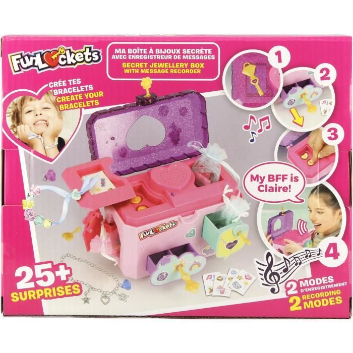 Boîte a Bijoux Électronique - KD - Funlockets - Ma Boîte a Bijoux Secrete Électronique - Plus de 25 surprises