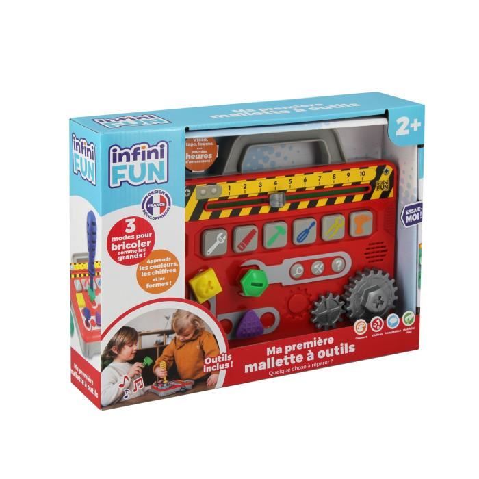 Mallette a Outils - KD - Ma Premiere Mallette a Outils - 6 activités et 3 modes de jeux pour s'amuser en sécurité
