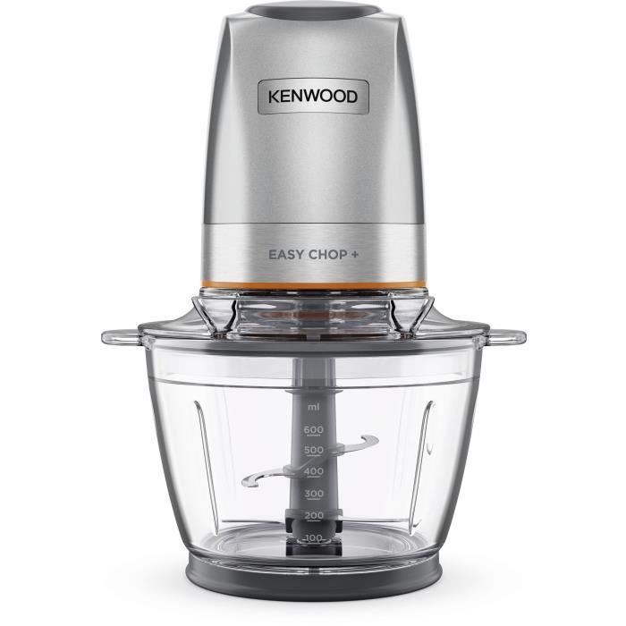 Mini-hachoir KENWOOD CHP62.400S Easy Chop+ - 4 lames inox - 600 ML - 2 vitesses