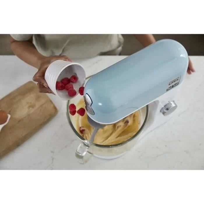 Robot pâtissier multifonction kMix KENWOOD KMX754APB - Moteur professionnel 1000W - 2 sorties pour accessoires - Bol en verre 5L