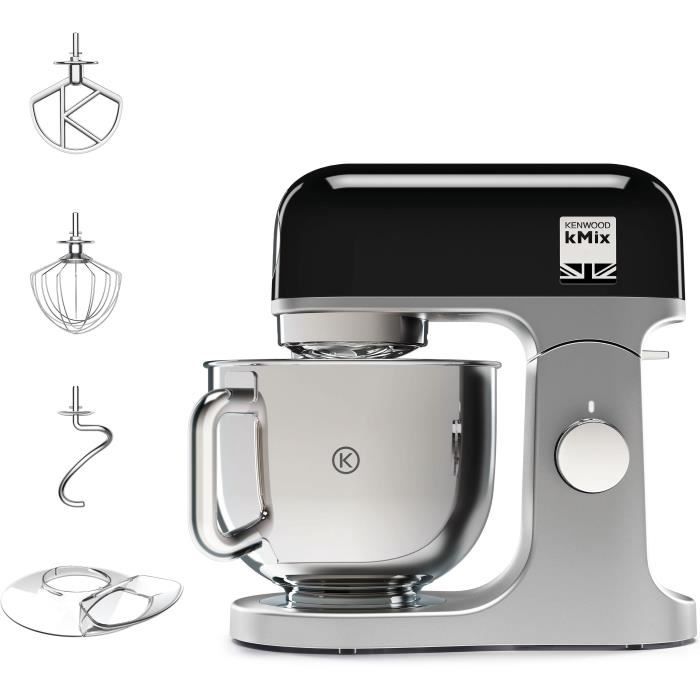 Robot p‚tissier Kenwood KMIX750BK - bol 5 litres - 6 vitesses - 3 accessoires - noir