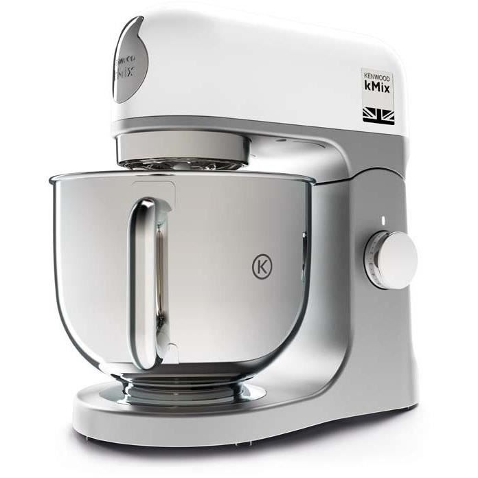 Robot pâtissier kMix KENWOOD KMX750WH - Blanc - 1000 W - Bol acier inoxydable 5 L